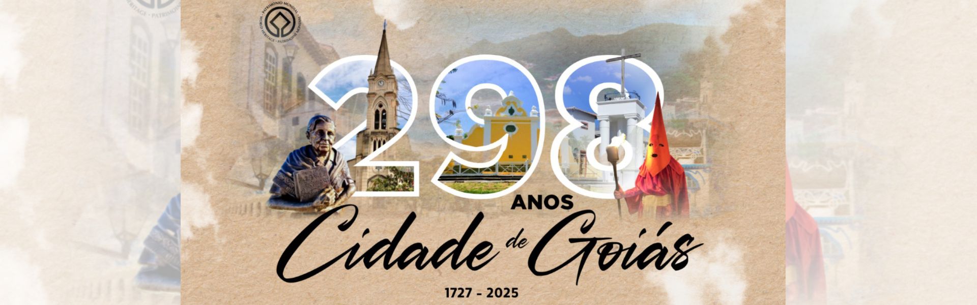 Cidade de Goiás: vista aérea do Centro Histórico