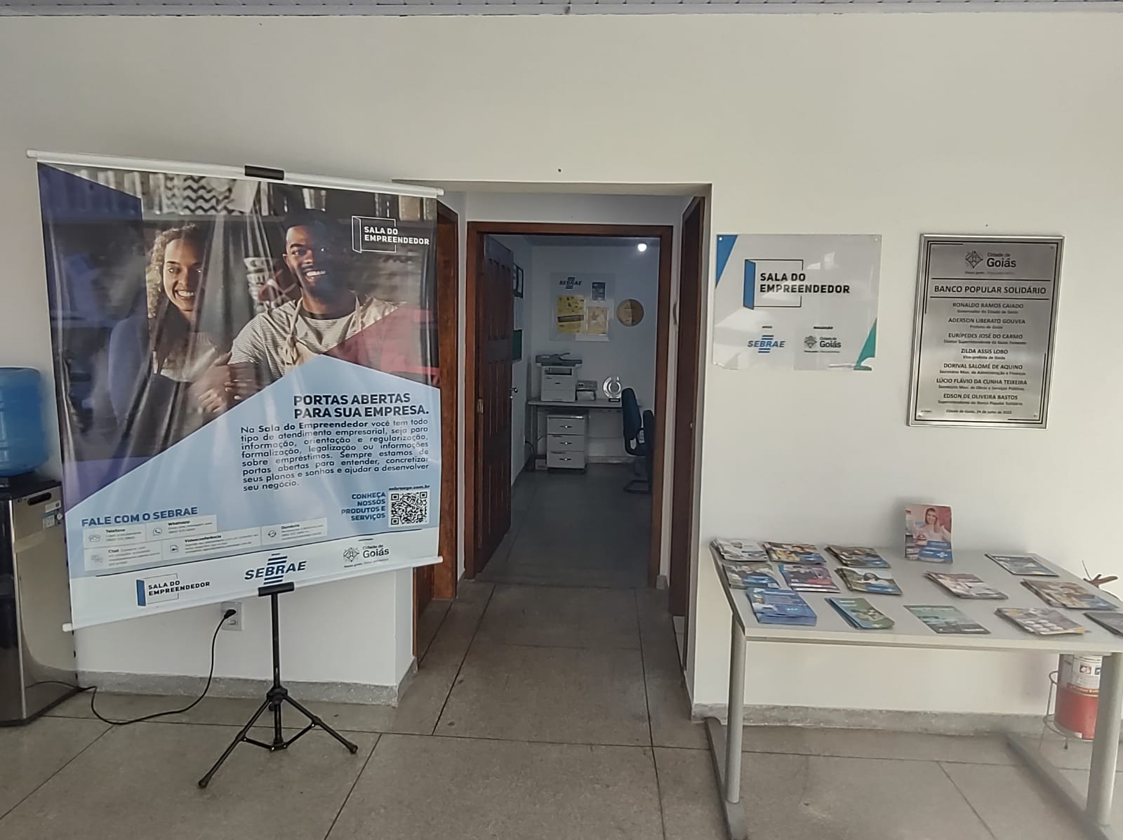 Interior da Sala do Empreendedor