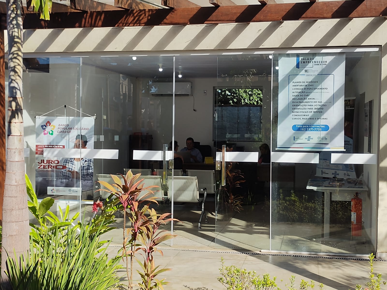 Fachada da Sala do Empreendedor